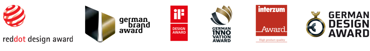 Zimmer Group Awards Logos der Auszeichnungen